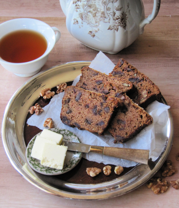 Walnut Date Bread Pinecones and Acorns
