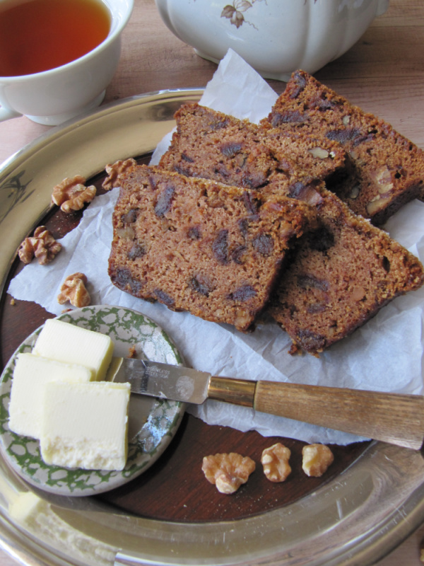 Walnut Date Bread Pinecones and Acorns