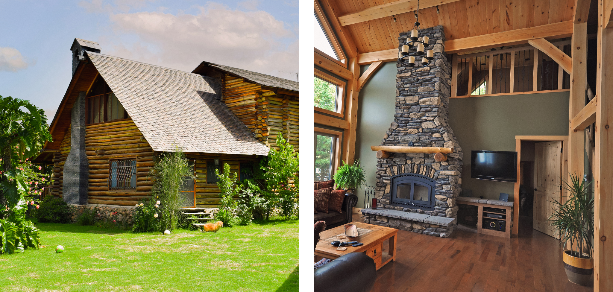 Timber Frame Cottages VS. Log Cabins Pine Creek Homes