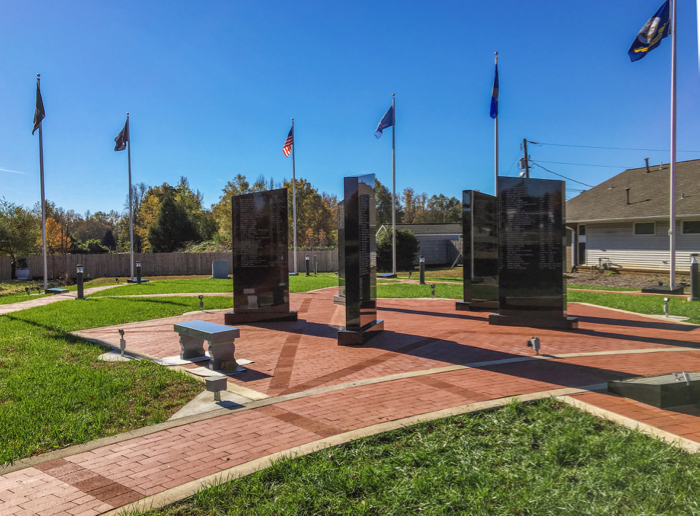Small NC Town Honors Veterans with Memorial and Paver Walkway