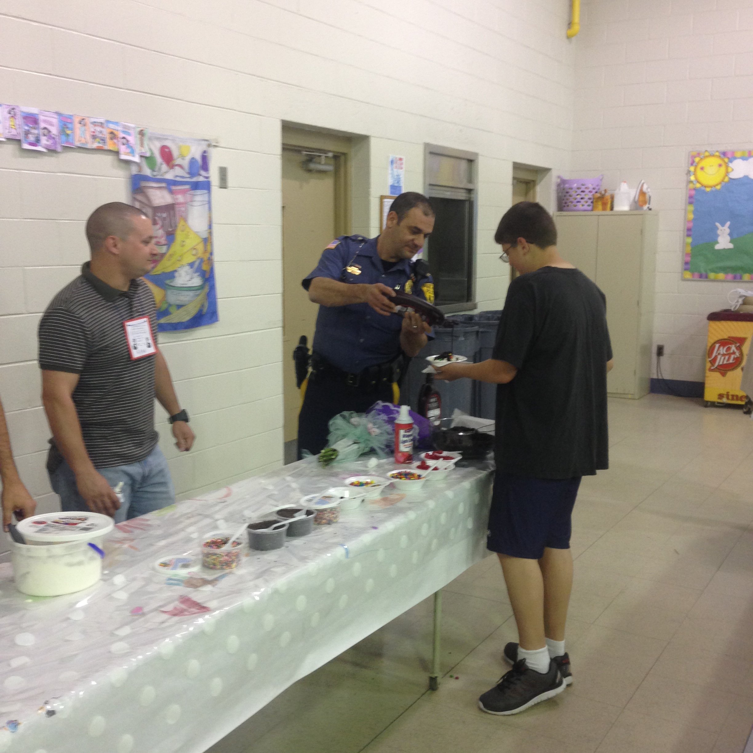 Art Festival at the Dr. Albert M. Bean School Pine Hill Police Department