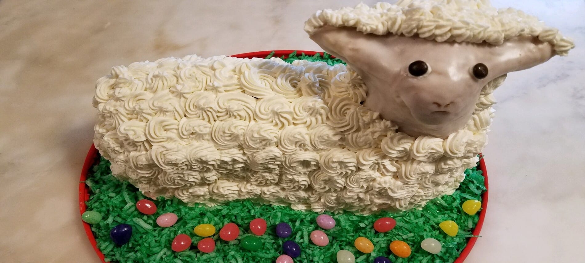 Easter Lamb Cake with White Buttercream Frosting Pinehurst Inn Bed & Breakfast