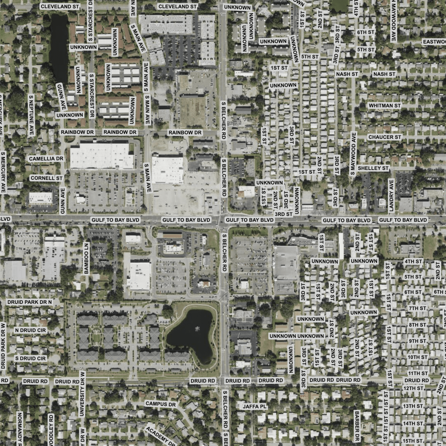 Belcher Road at Gulf to Bay Boulevard (S.R. 60) Intersection