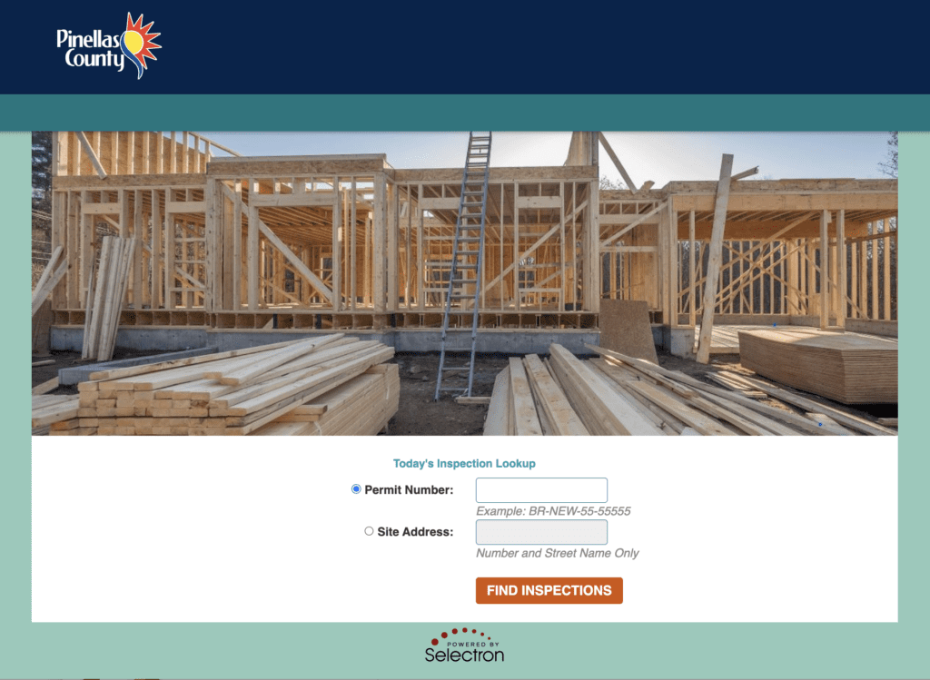 Inspection Tracker Pinellas County