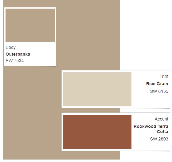 HOA Approved Color Palettes Pines of Montverde HOA