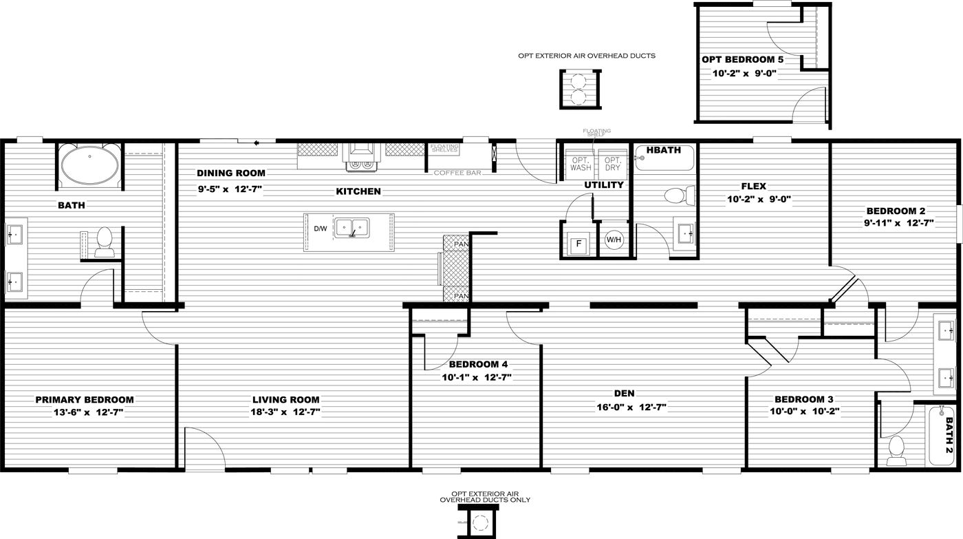 Clayton Snowcap 28x76 DoubleWide Pine View Homes