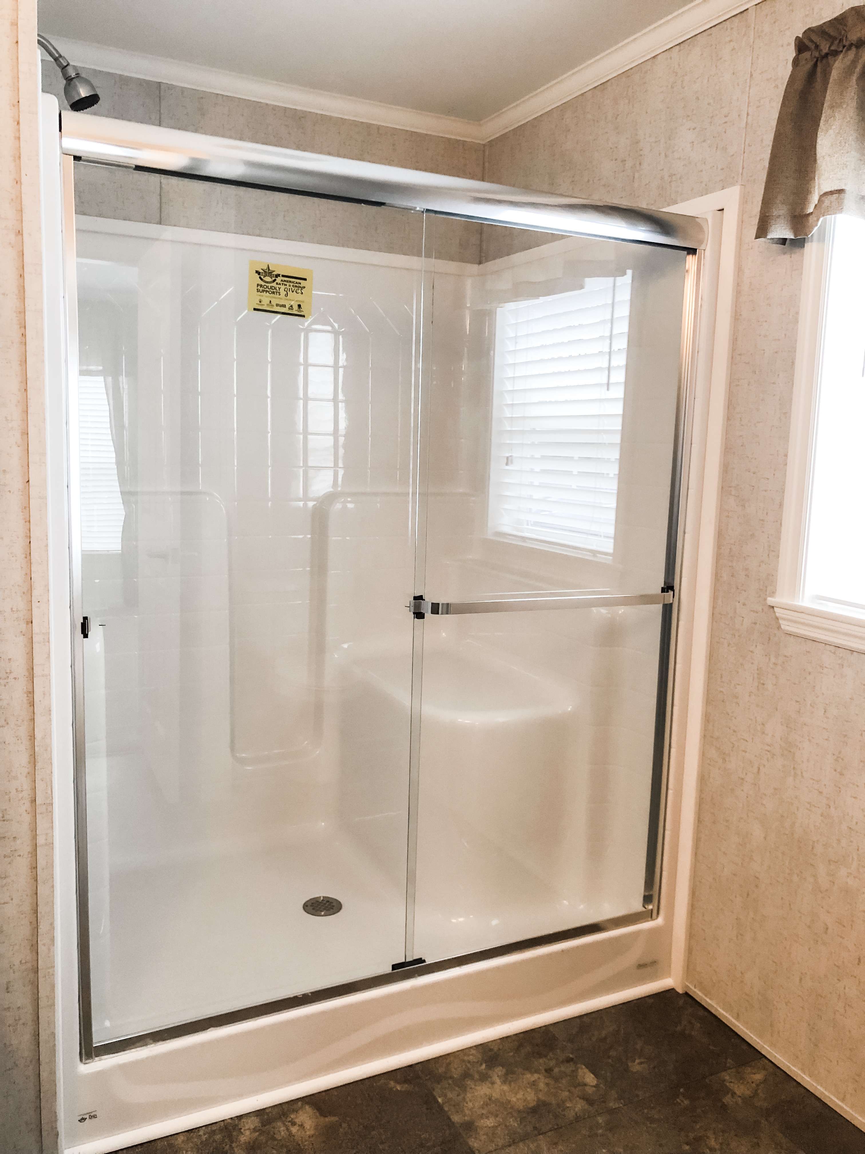 master bedroom shower Pine View