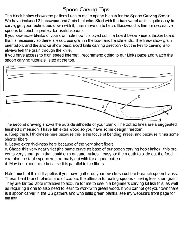 Spoon Carving Tips