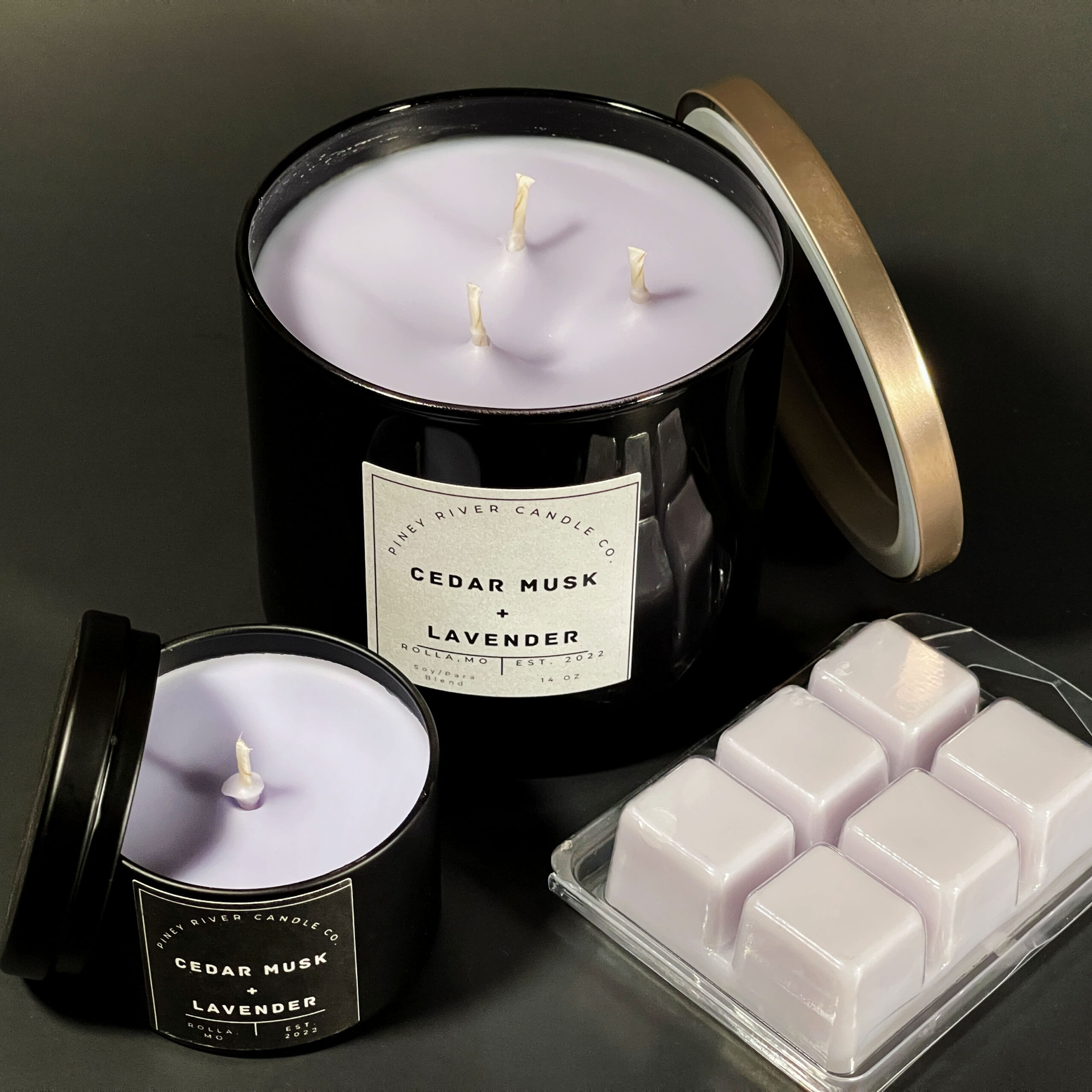 CEDAR MUSK & LAVENDER Piney River Candle Co.