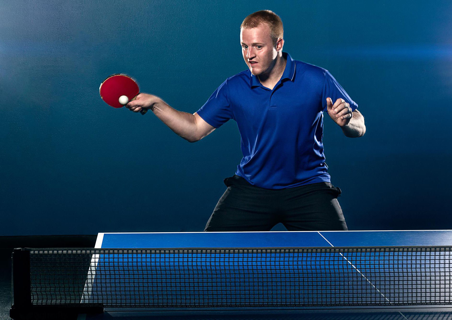 Chop Block in Table Tennis