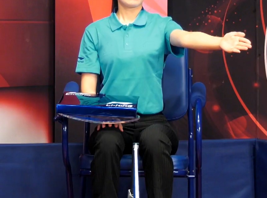 Table Tennis Hand Signals Explanation of Basic Referee Signals at Doubles