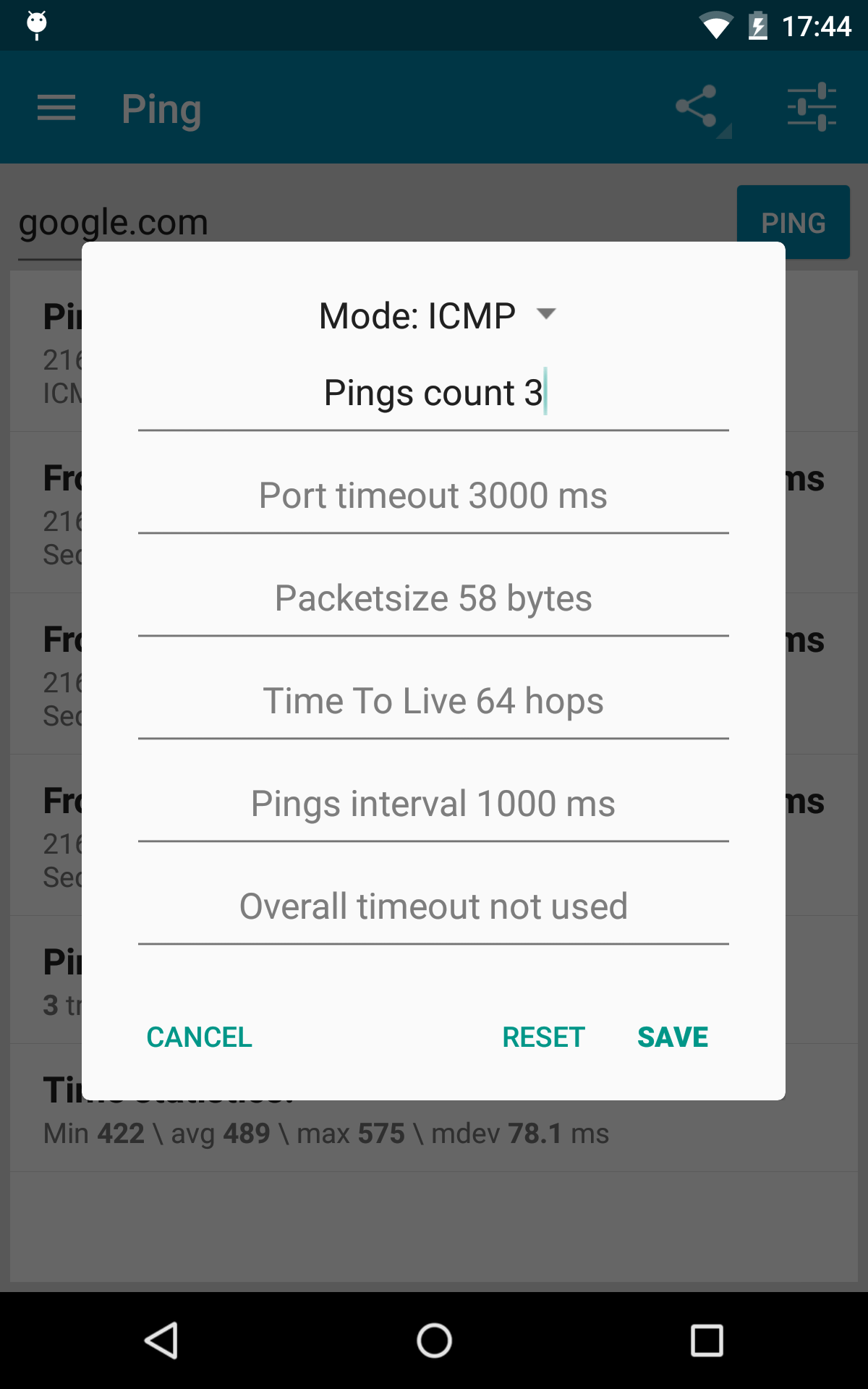 Ping tools network utilities hopdeuni