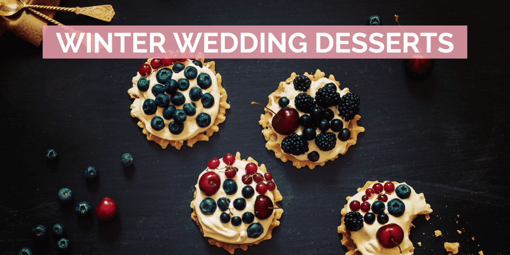 Winter Wedding Desserts Pink Book Your Bridal Bestie