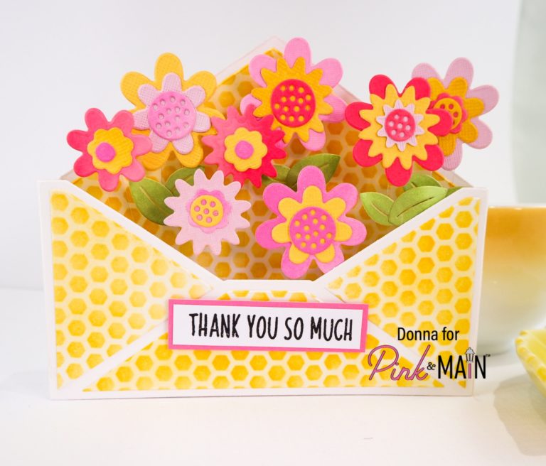 Flower Envelope Card Pink and Main Blog