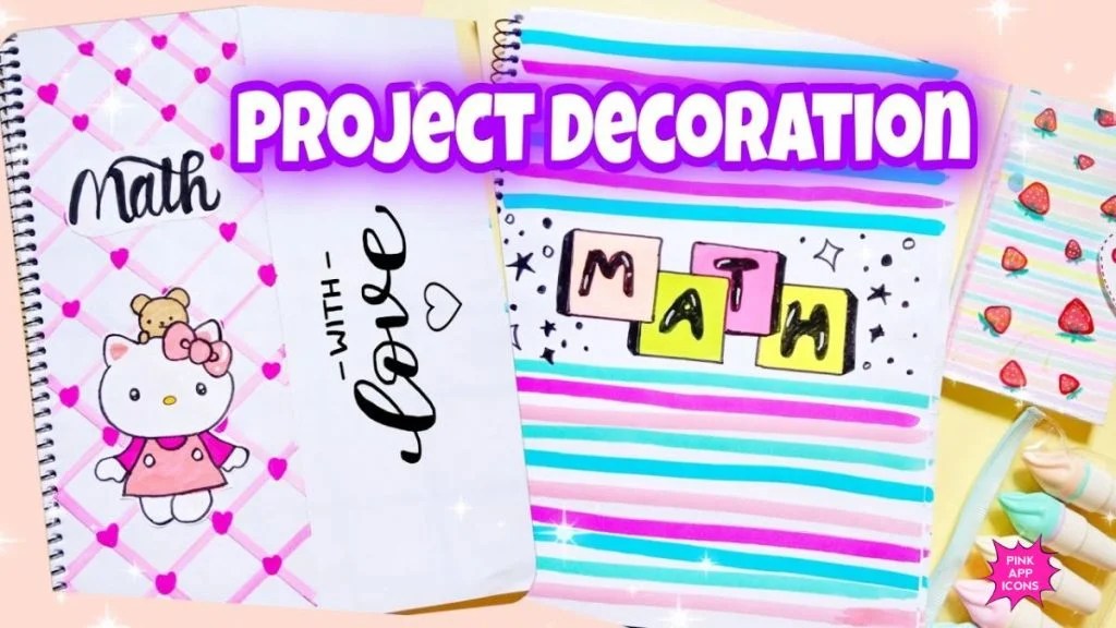 25+ Best Maths Notebook Decoration Ideas