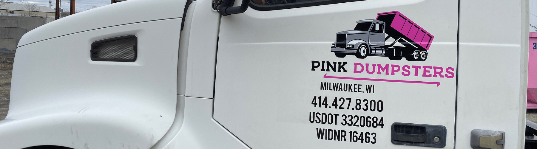 pink dumpster rental milwaukee Delpha Peralta