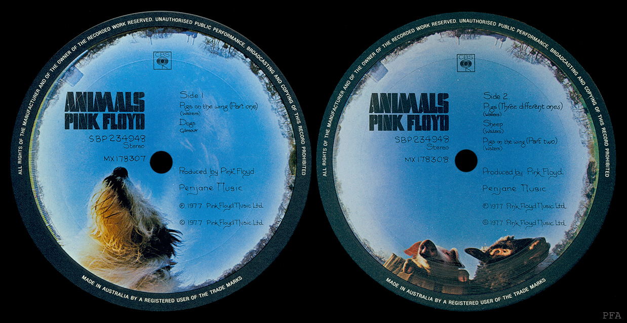 Web only dimly aware of a certain unease in the air. Things are not what they seem. Pink Floyd ArchivesAustralian LP Discography