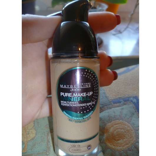Test Foundation Maybelline Jade Pure Makeup Mineral, Nuance 20