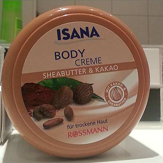 Test Body Pflege ISANA Bodycreme Sheabutter & Kakao Testbericht