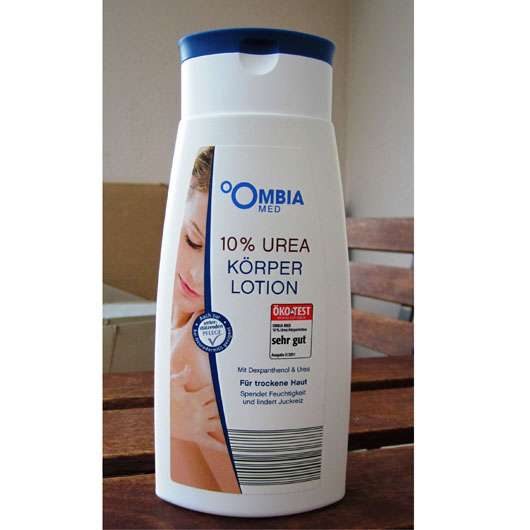 Test Body Pflege Ombia med 10 Urea Körperlotion für trockene Haut Testbericht von