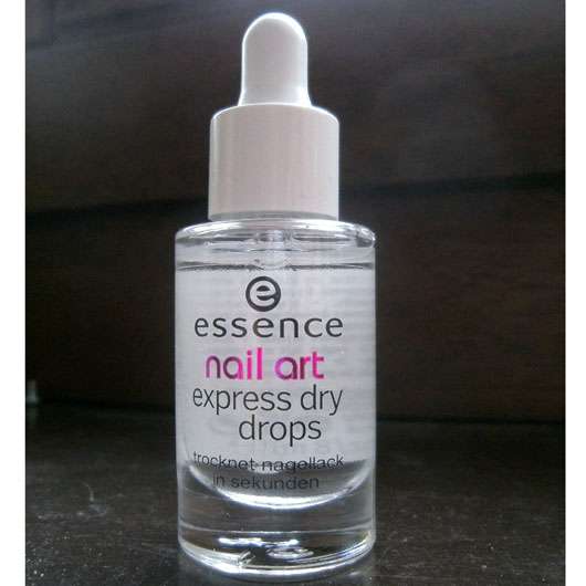 Test Nagellack Schnelltrockner essence nail art express dry drops
