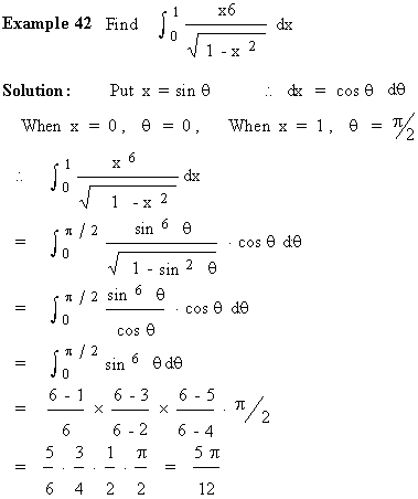 Pinkmonkey Com Calculus Study Guide Section 7 7 Reduction Formulas