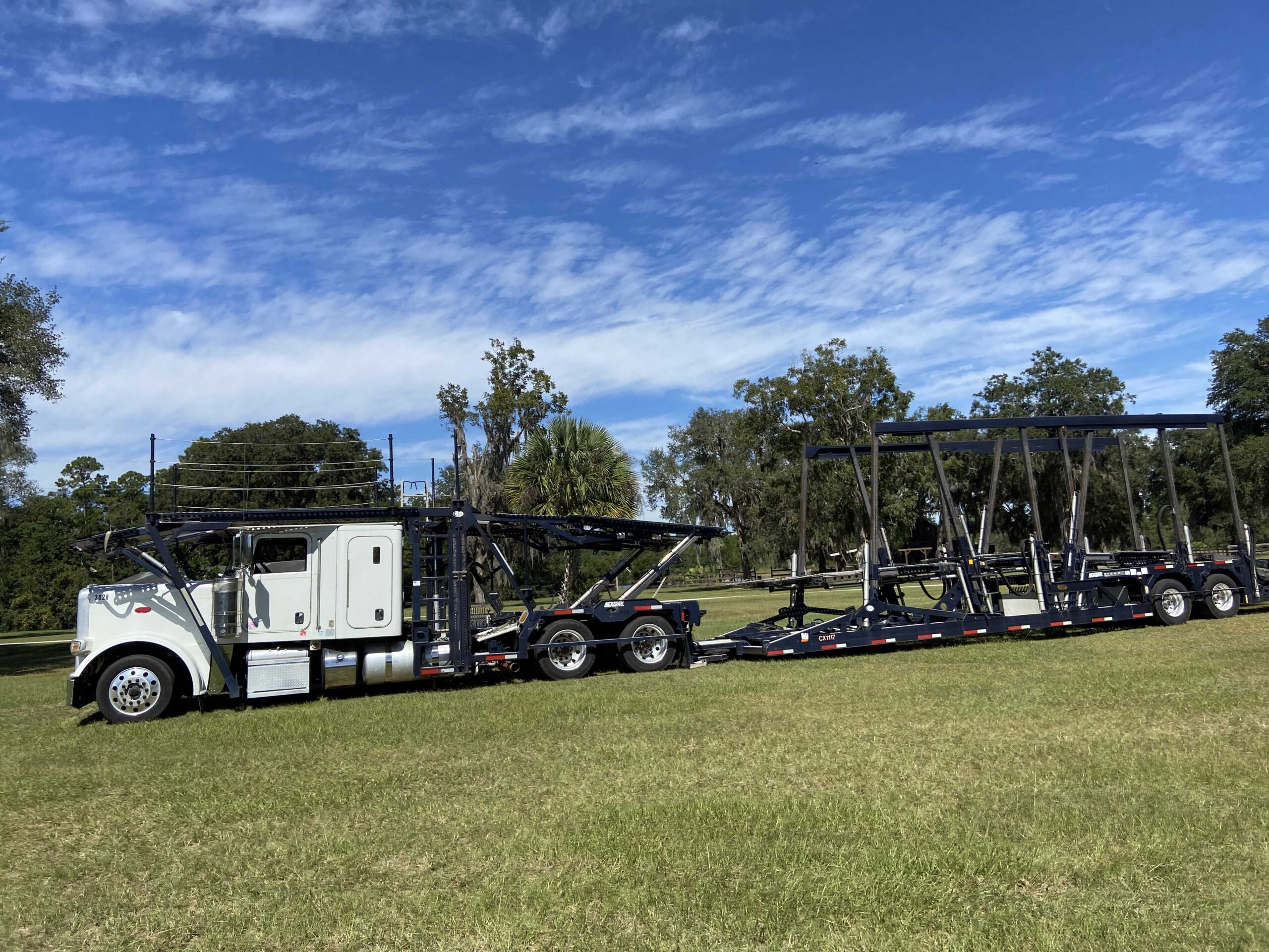 2016 PeterBilt 389 Clean Air Certified Car Hauler & Cottrell Trailer