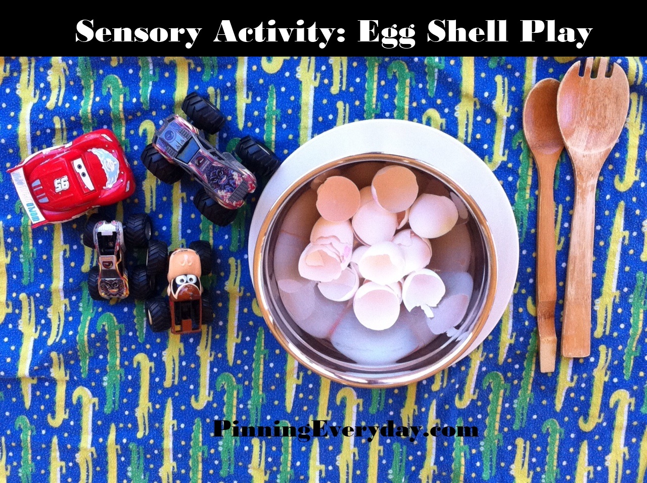 Using Egg Shells for Sensory Play Pinning Everyday