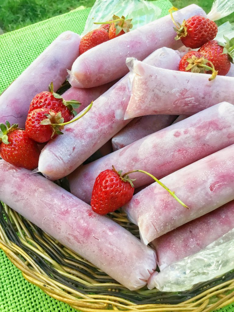 Super Easy and Smooth Strawberry Ice Candy PinoyBites