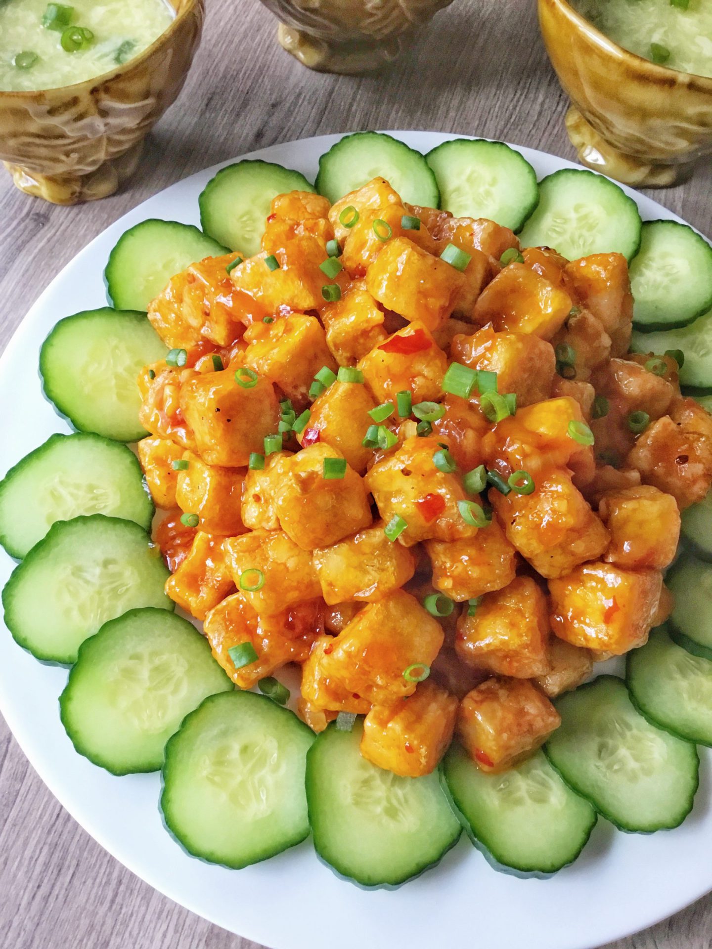 Quick and Easy Tofu in SweetChili Sauce PinoyBites