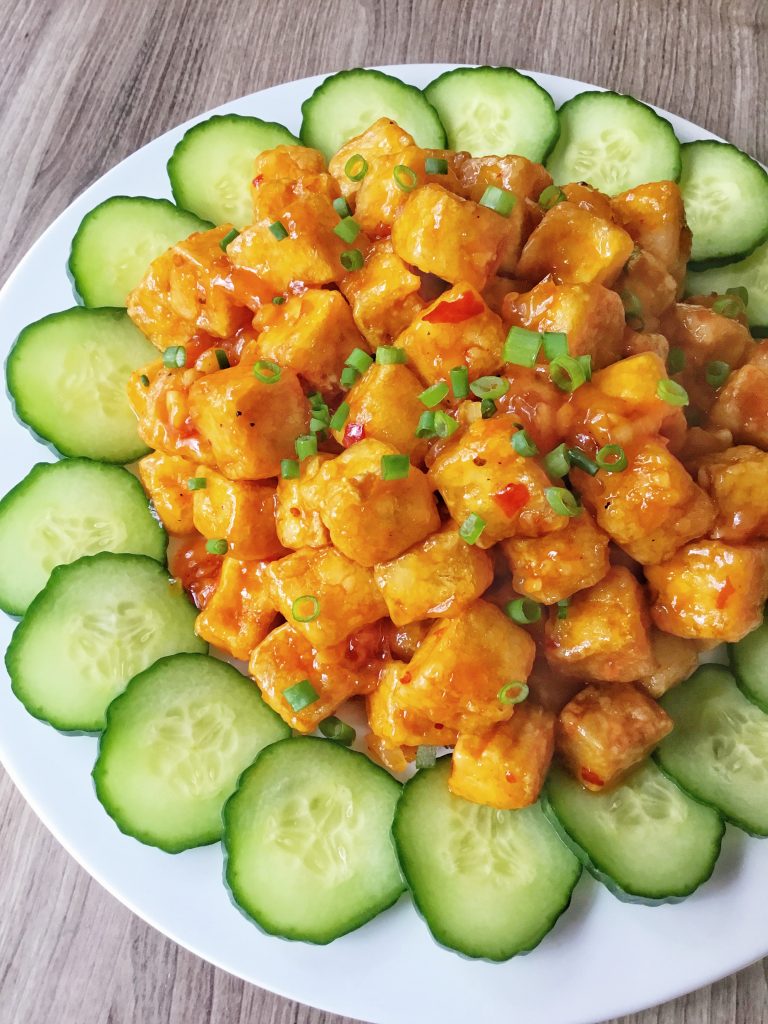 Quick and Easy Tofu in SweetChili Sauce PinoyBites