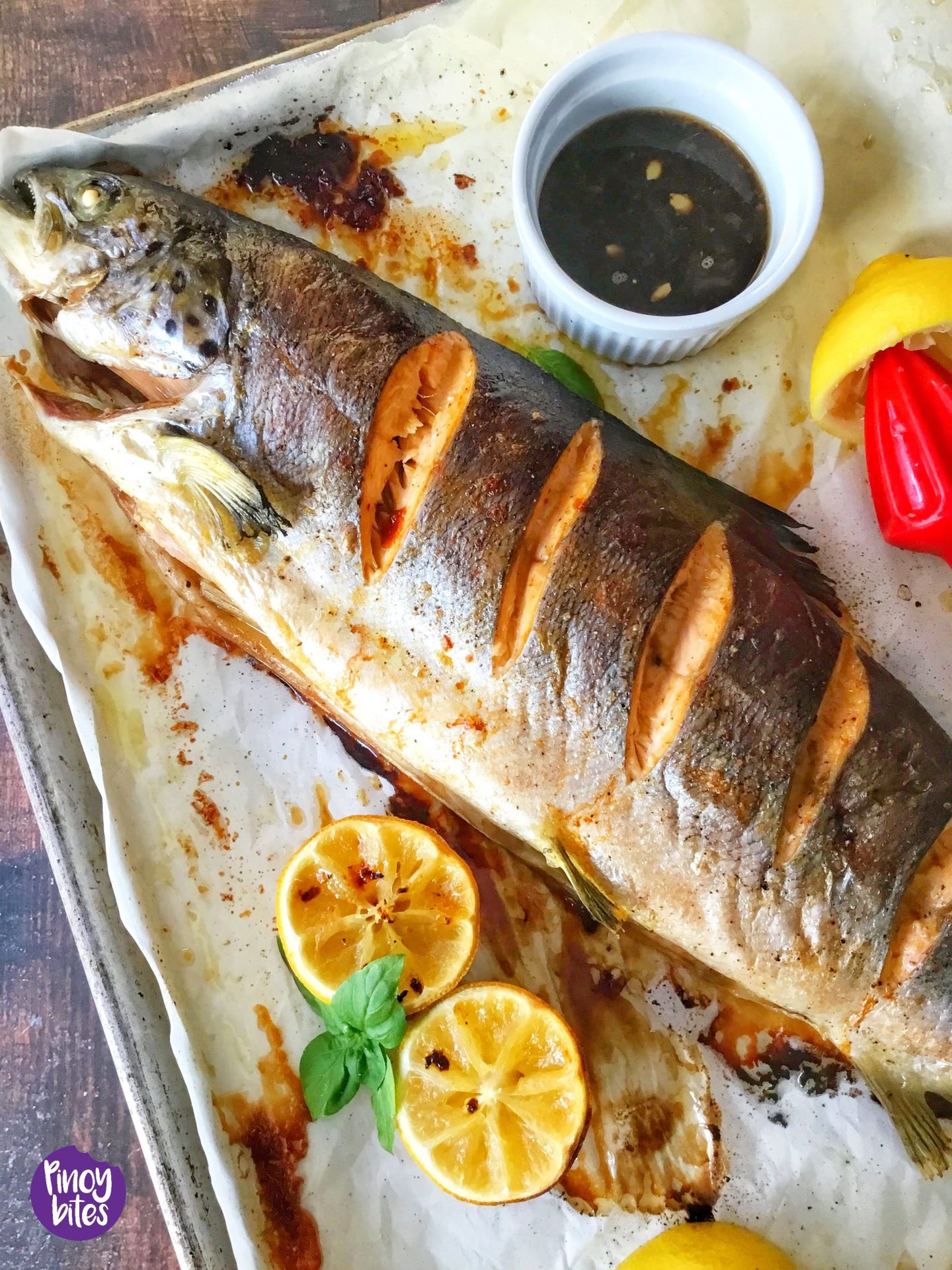 Easy OvenRoasted Salmon (Whole) PinoyBites