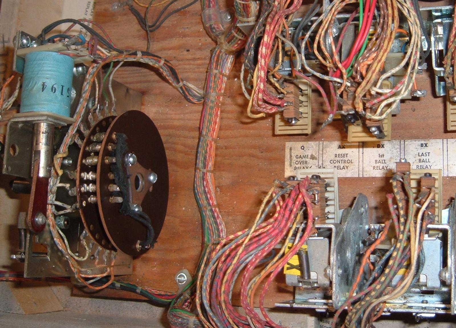 PINBALL Repair EM Electro Mechanical Arcade Games (pinball, pitch and bat, bowlers), part three