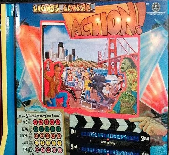 Lights...Camera...Action! Pinball Mods (Gottlieb, 1989 ) Pinball Mods