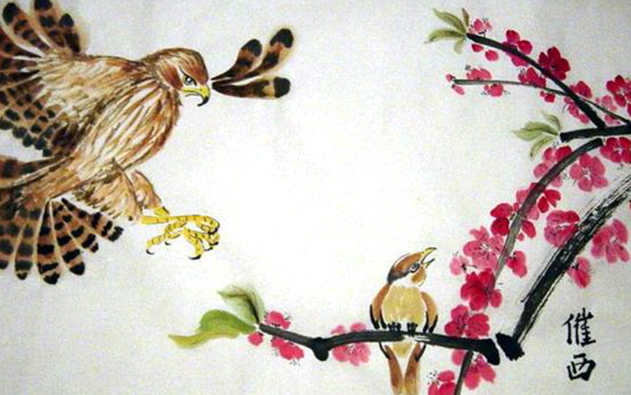 Lo sparviero e l’usignolo NULLA DIES SINE LINEA