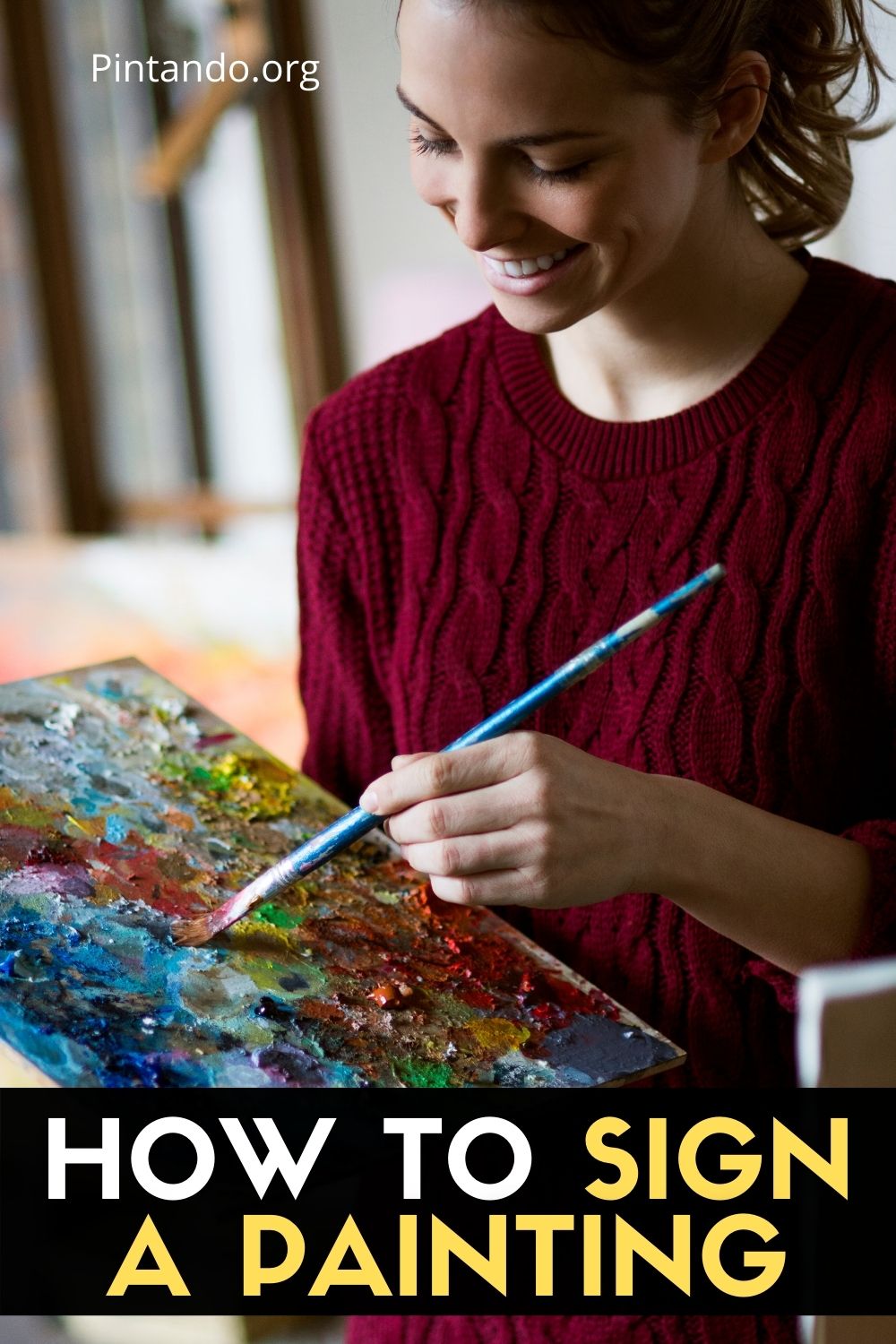 How to Sign a Painting