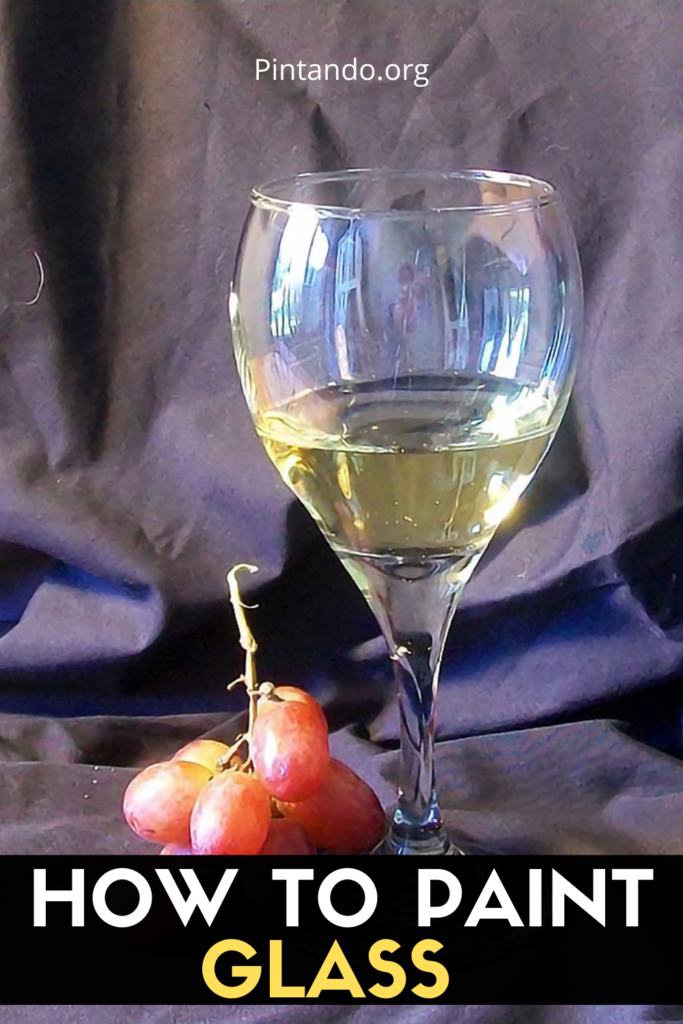 How to paint glass effect on a painting