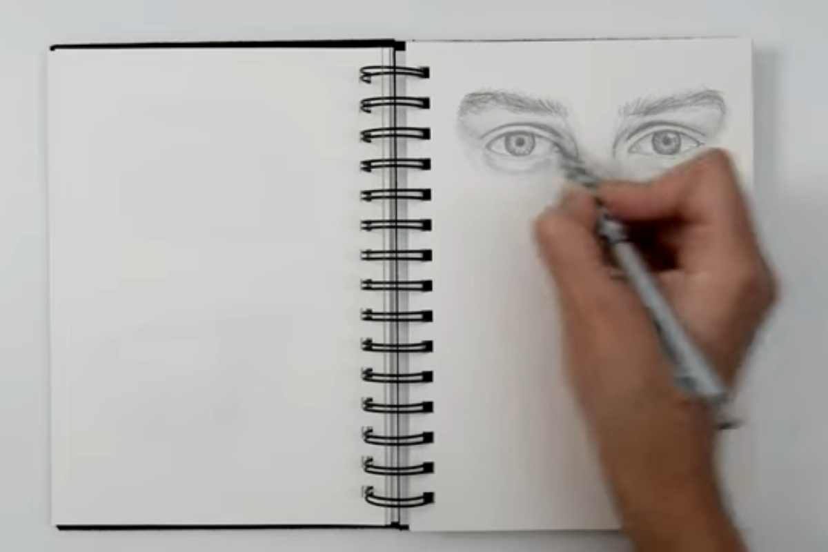How to Draw Two Eyes Drawing Tutorial