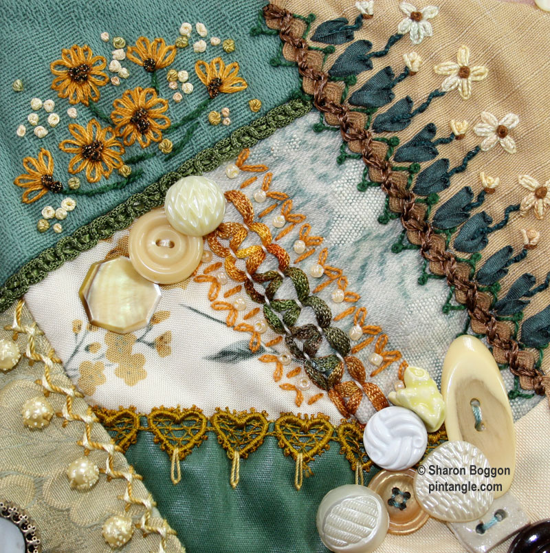 Introducing Block 67 in the I dropped the button Box Quilt Pintangle