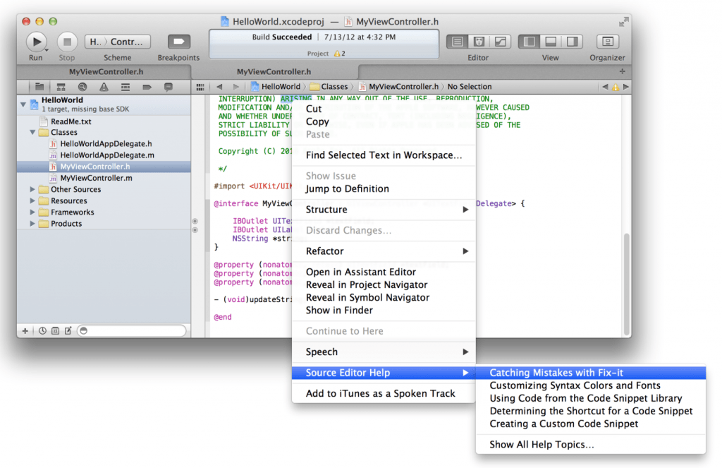 Using the Apple Xcode development environment Pinter Computing