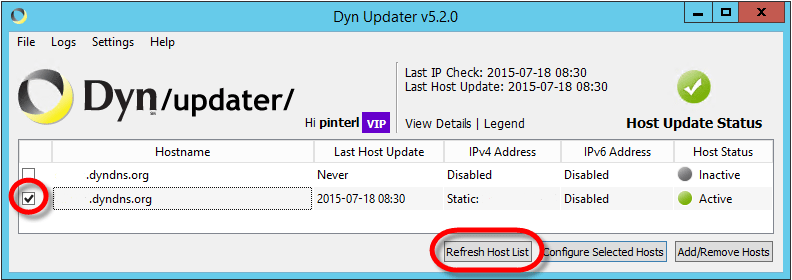 Dyndns Updater