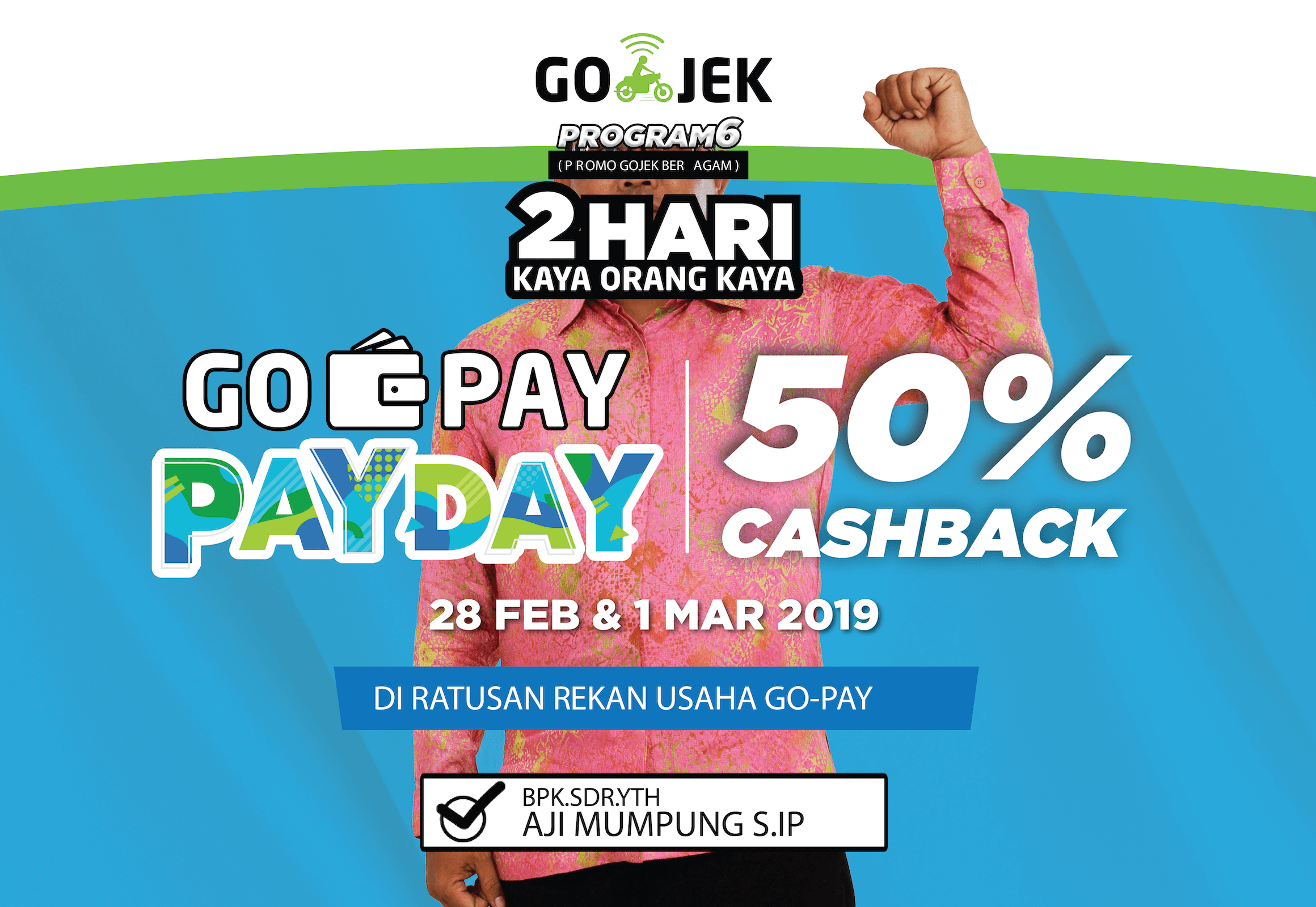 Cashback 50 Dengan Promo GOPAY PAY DAY Terbaru! PinterPoin