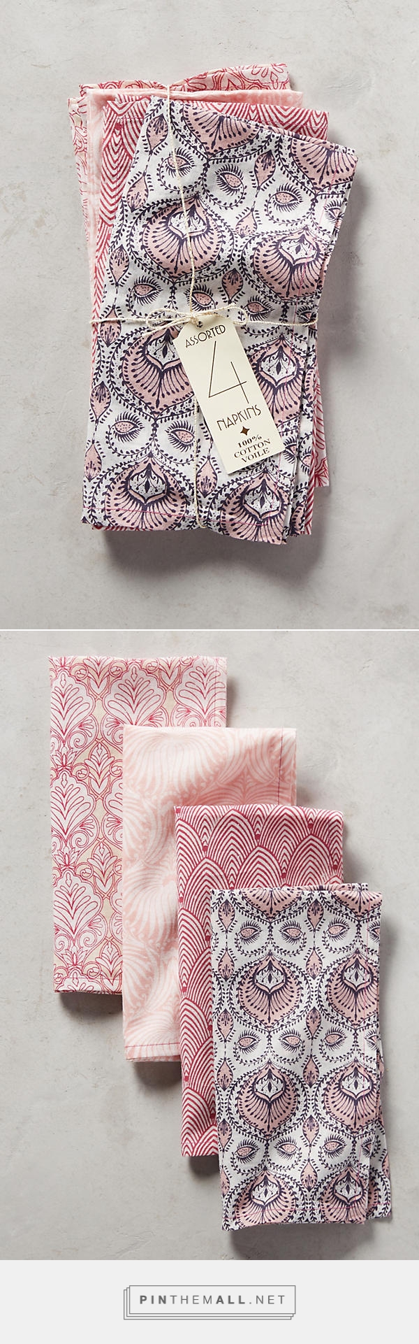 Claude Napkin Set Anthropologie... a grouped images picture Pin