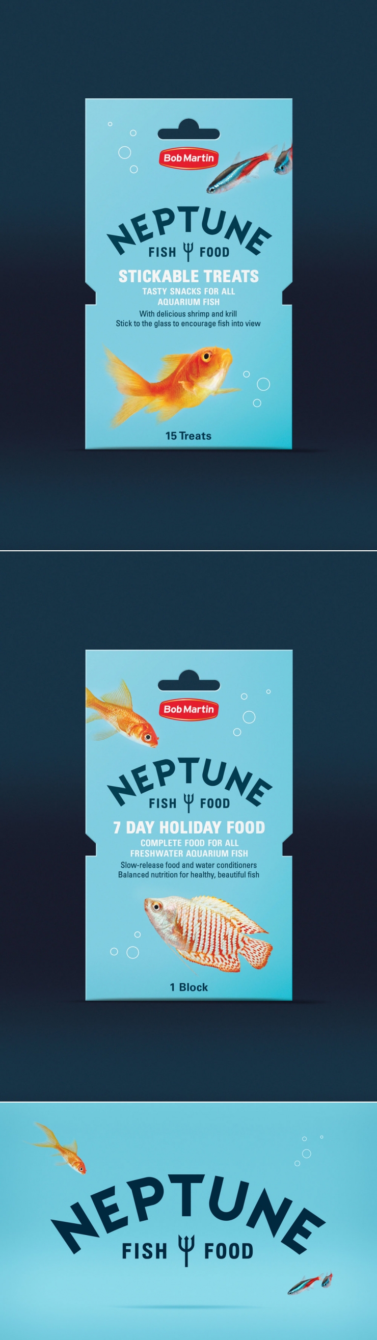 Neptune Fish Food — The Dieline Packaging & Branding Design