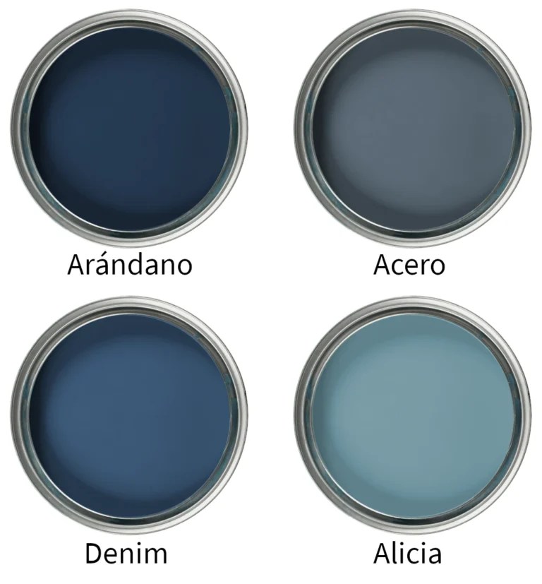 Colores Grises Azulados para las paredes de tu casa