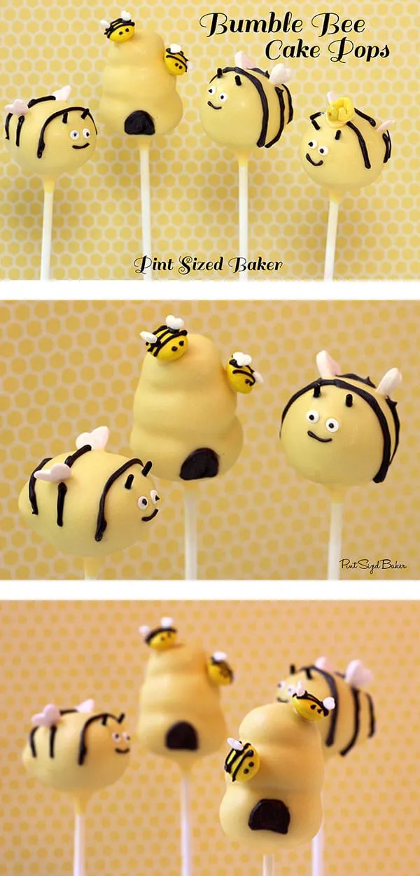 How to Make Bumble Bee Cake Pops • Pint Sized Baker
