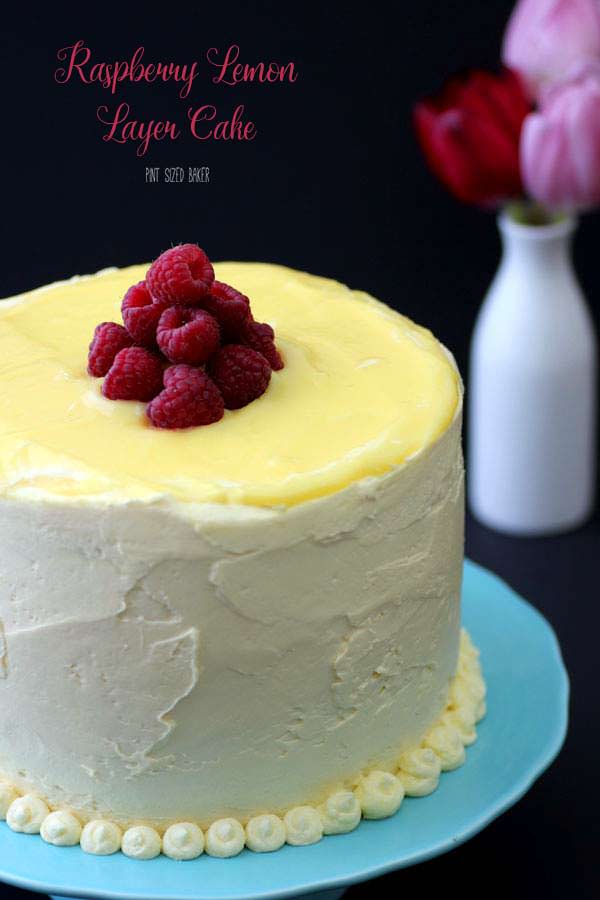 Raspberry and Lemon Layer Cake Pint Sized Baker