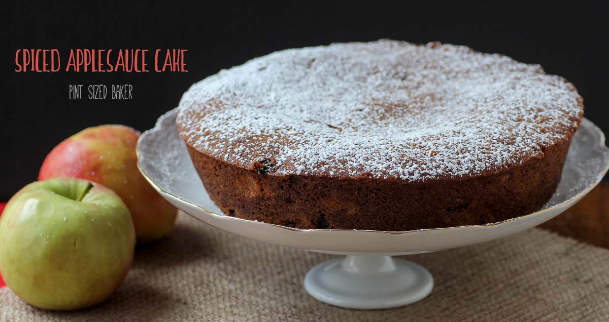 Spiced Applesauce Cake Pint Sized Baker