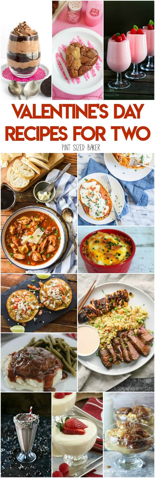 Valentine's Day Recipes for Two or more Pint Sized Baker