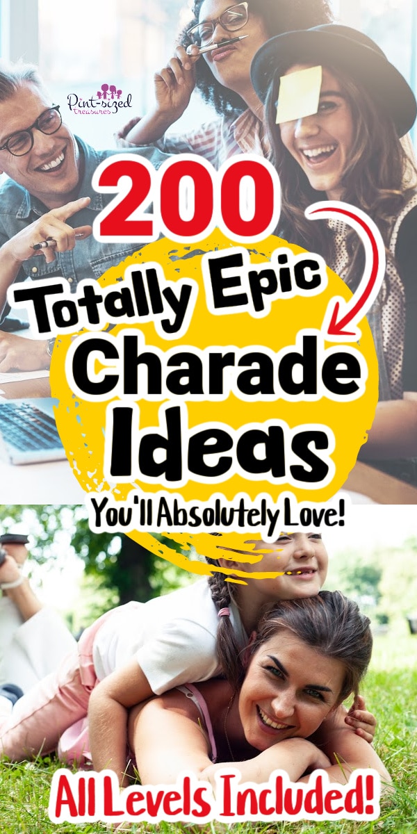 230 Charades Game Ideas for Everyone That are CrazyFun! · Pintsized